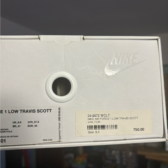 Travis Scott X Nike Air Force Low 1 main image 6